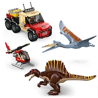 LEGO Jurassic World Mission Aérienne Spinosaure et Quetzalcoatlus, Jouet de Construction de Dinosaures pour Enfants 76976