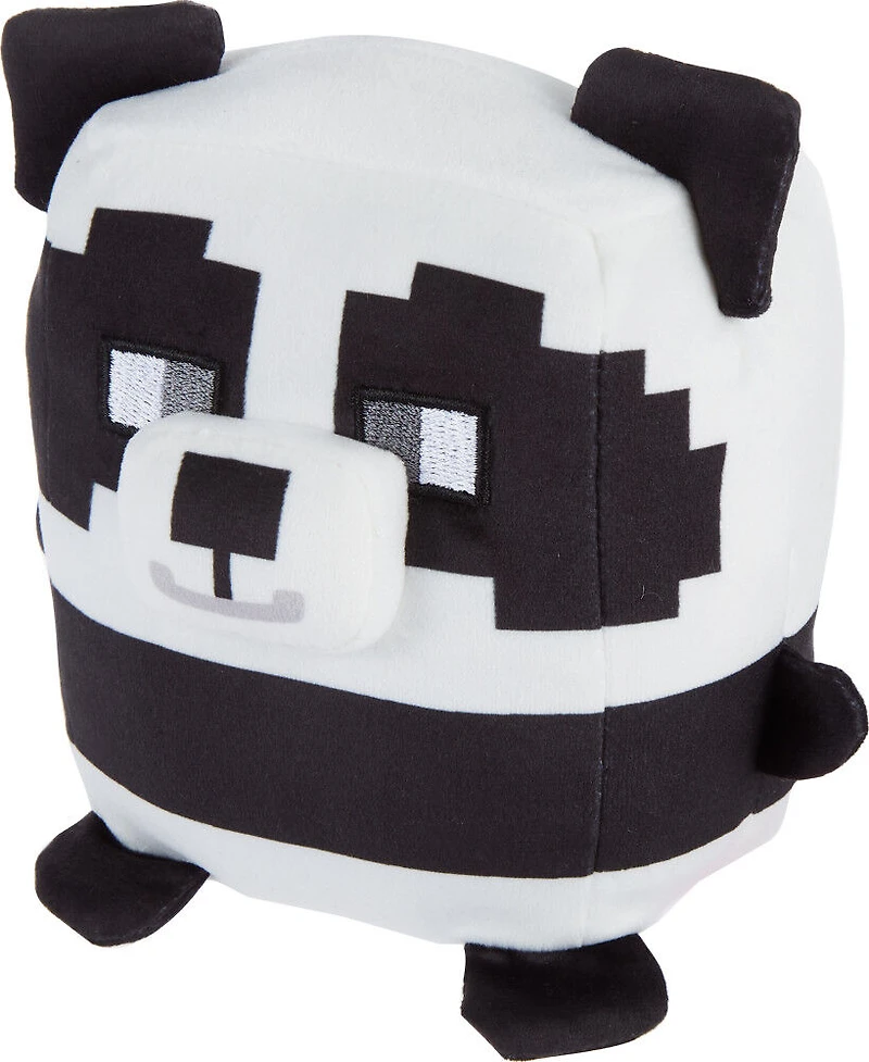 Cuutopia -Minecraft -Peluche Panda, poupée coussin arrondie
