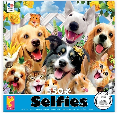 Ceaco Selfies - Backyard Pals casse-tête 550 pc