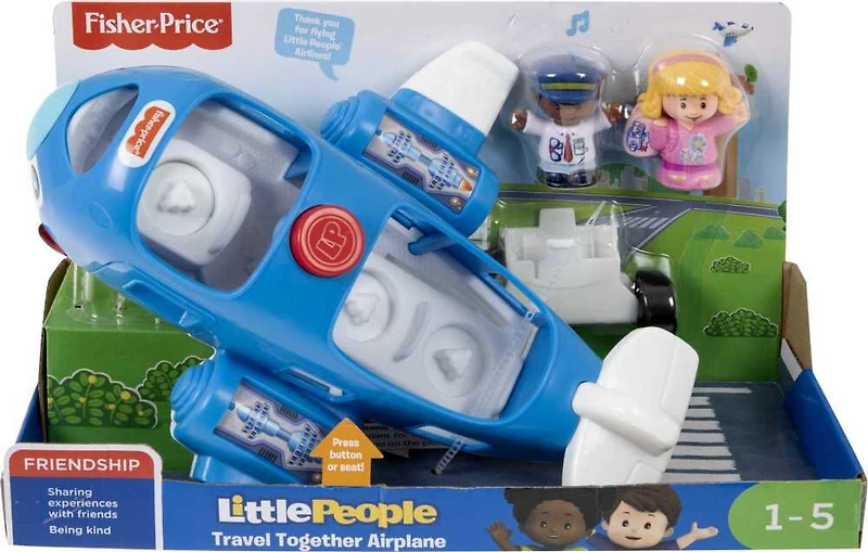 Fisher-Price- Little People-Voyager ensemble en avion