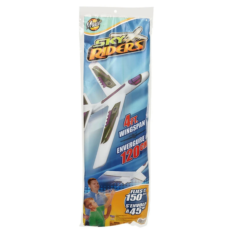 48 pouce SkyRider Raptor planeur blanc