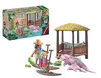 Playmobil - Wiltopia - Paddles et dauphins roses