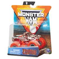 Monster Jam, Official Zombie Monster Truck, Die-Cast Vehicle, Nitro Neon Series, 1:64 Scale