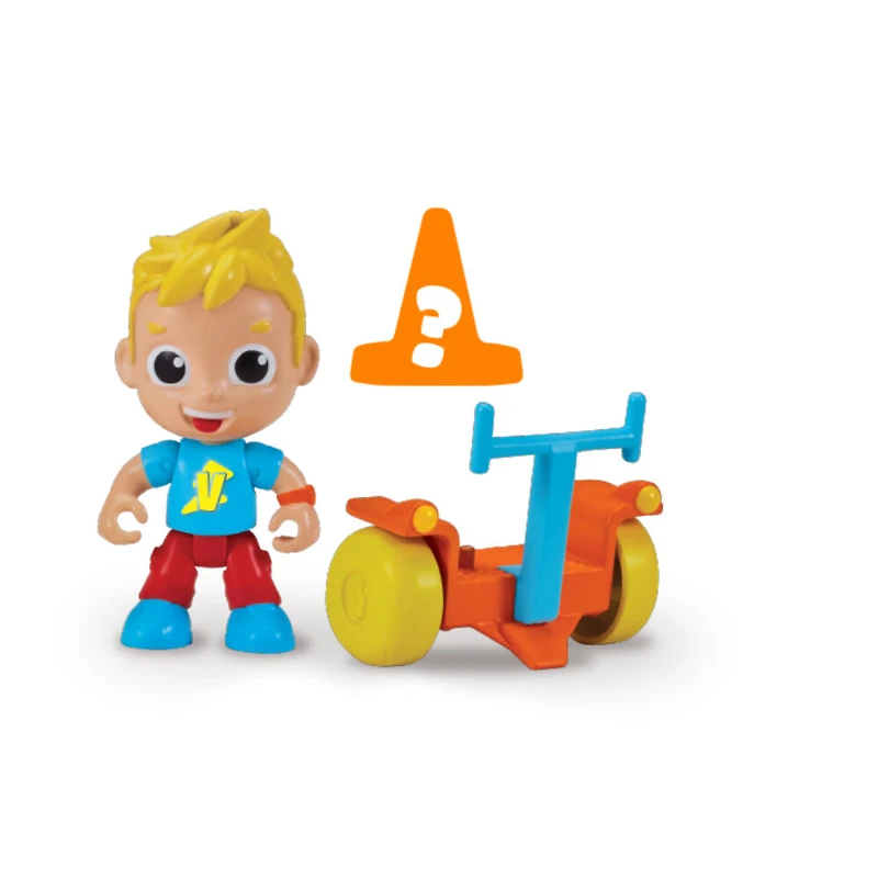 Vlad and Niki Vlad avec scooter à deux roues