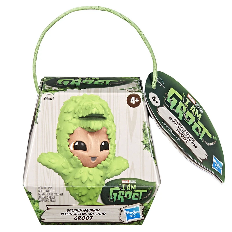 Marvel I Am Groot Collection, mini figurine Dauphin Groot, jouet de super-héros, jouets Marvel