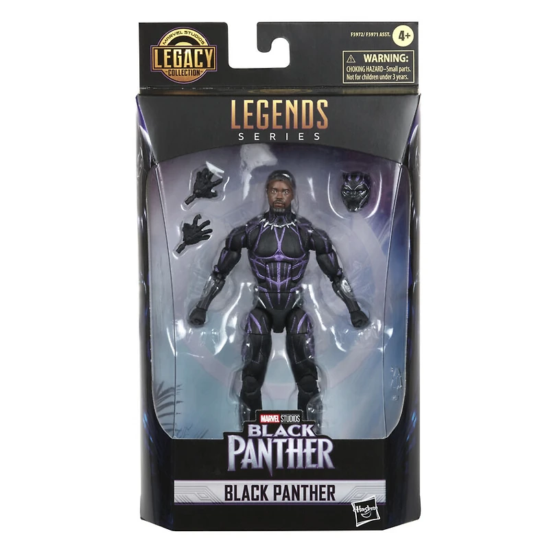 Marvel Legends Series Black Panther Legacy Collection Black Panther 6-inch Action Figure Collectible Toy, 3 Accessories