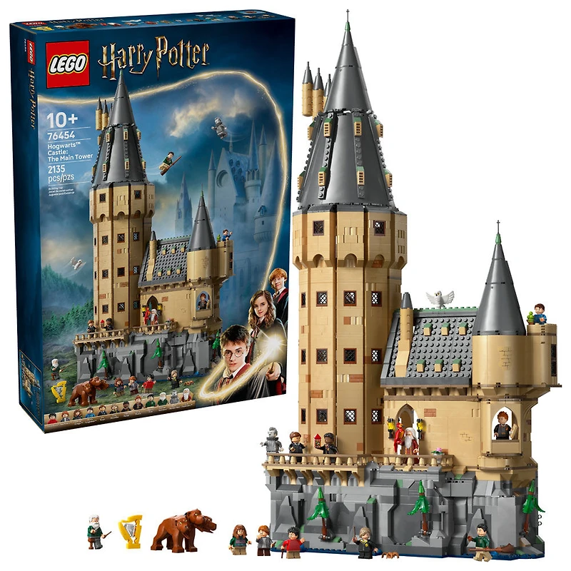 LEGO Harry Potter Hogwarts Castle: The Main Tower - Kids Toy - Playset for Boys and Girls 10+ - 76454