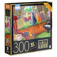 Puzzle Big Ben Luxe de 300 pièces, Point de vue du chaton