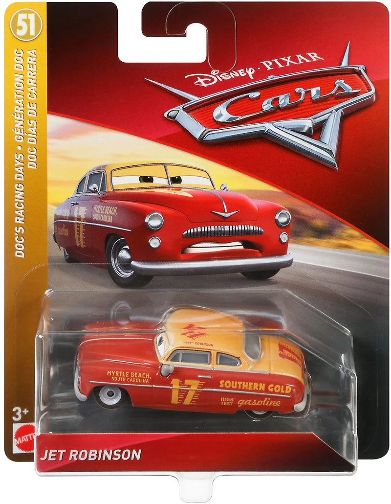 Disney/Pixar Cars 3 Jet Robinson Die-cast Vehicle - English Edition