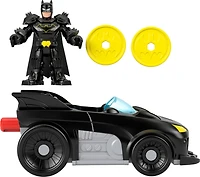 Imaginext-Batmobile Metal Force DC Super Friends-Véhicule et figurine