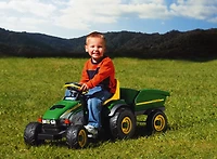 Peg Perego - John Deere - Farm Tractor with Trailer