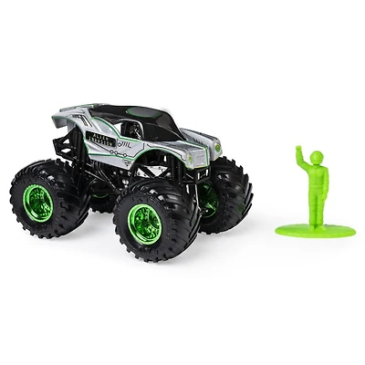 Monster Jam, Monster truck authentique Alien Invasion en métal moulé à l'échelle 1:64, série Legacy Trucks