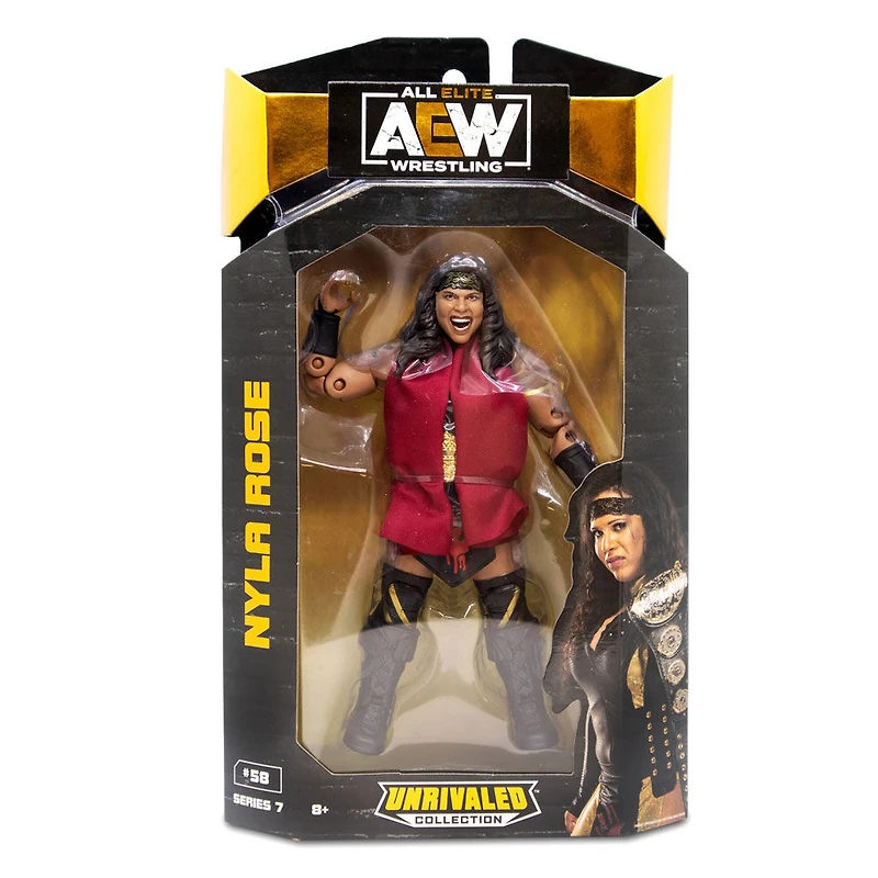 AEW Ensemble de 1 figurine Lutteur inégalé - Nyla Rose