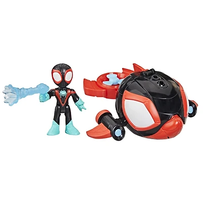 Marvel Spidey et ses Amis Extraordinaires Water-Webs Dauphin filant, sous-marin jouet