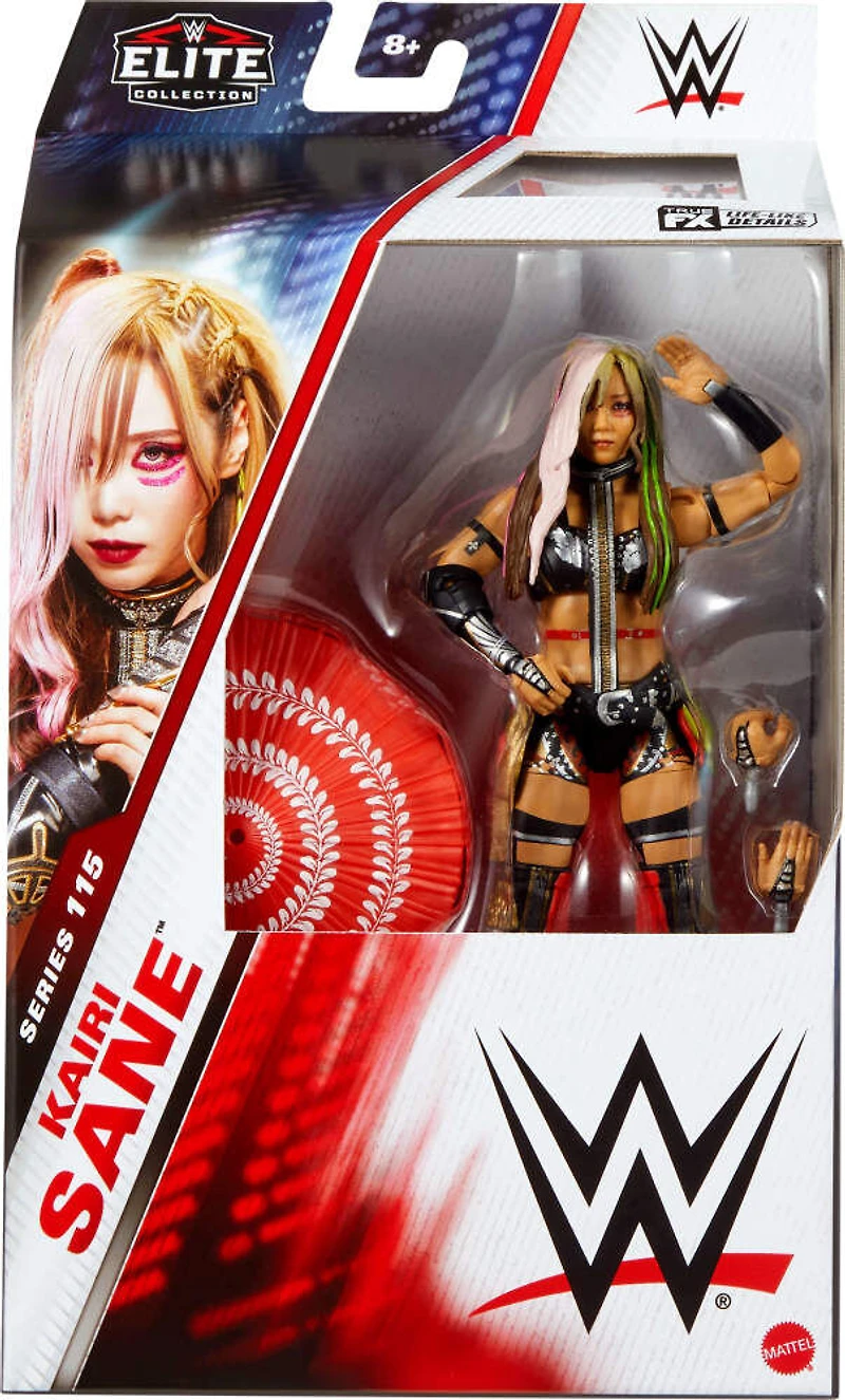 WWE Elite Kairi Sane Action Figure, Series #115 6-inch Collectible with Articulation & Accessories