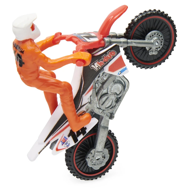 Supercross, Authentic Kevin Windham 1:24 Scale Die-Cast Motorcycle with Rider Figure, for Kids and Collectors