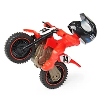 Supercross, Race and Wheelie Bike, Moto collector authentique de Cole Seely, jouets pour enfants à l'échelle 1:18