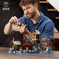 LEGO Ideas Le village viking 21343 Ensemble de construction pour adultes (2 103 pièces)