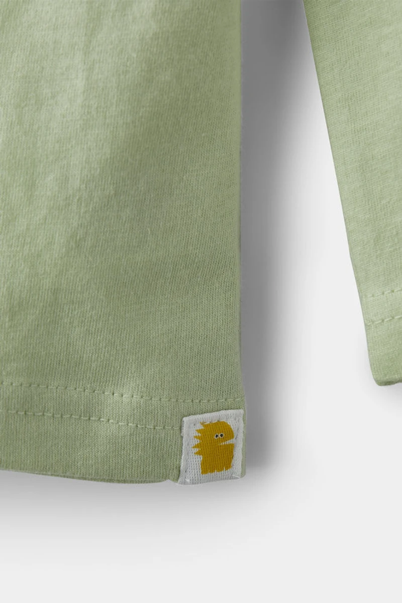 T-Shirt Jersey Ml Vert RISE Little Earthling