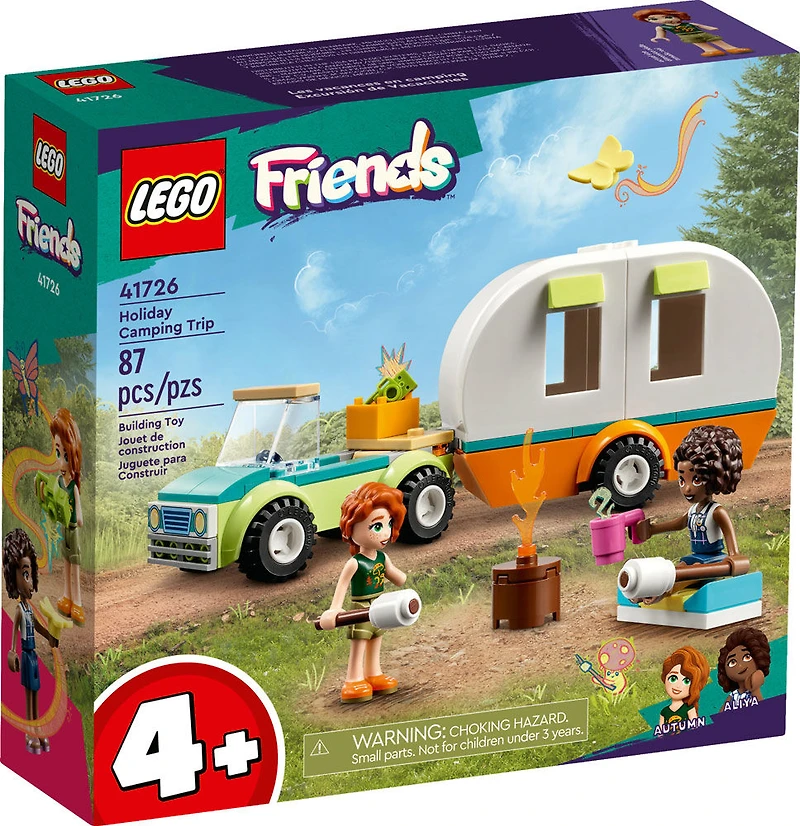 LEGO Friends Holiday Camping Trip 41726 Building Toy Set (87 Pieces)