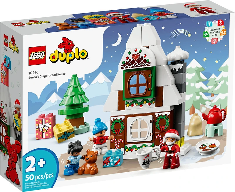 LEGO DUPLO La maison en pain d'épices du père Noël 10976 Jouet de construction (50 pièces)