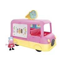 Peppa Pig Peppa's Adventures Peppa's Ice Cream Truck Vehicle Preschool Toy - English Edition - R Exclusive