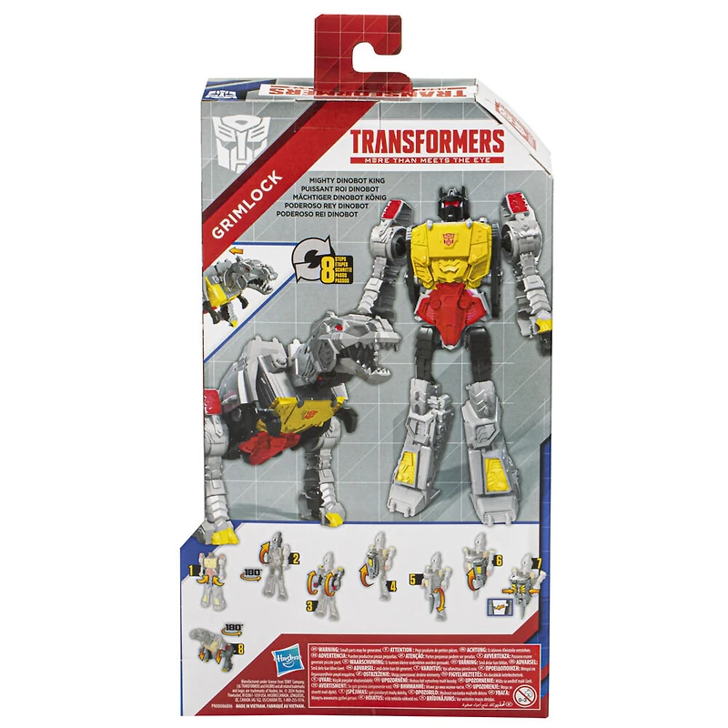 Jouets Transformers, figurine Morpho-Titan Grimlock, pour enfants, à partir de 6 ans, 28 cm