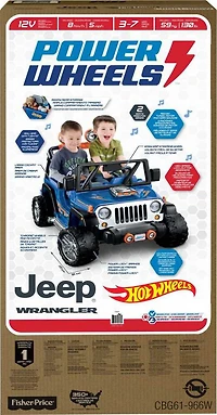 Fisher-Price - Power Wheels - Jeep Wrangler - Hot Wheels