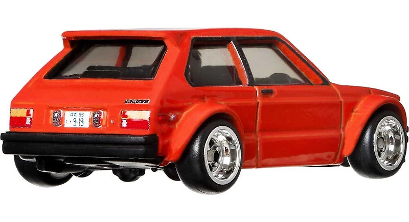Hot Wheels - Car Culture - Véhicules Circuit Legends - 83 Toyota Starlet KP61