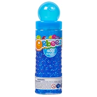 Orbeez Tubes, 400 billes Orbeez gonflées bleu vif, cuillère et boîte de transport, jouets sensoriels