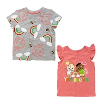 CoComelon - Ensemble de deux t-shirts mode - Rose