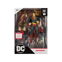 DC Direct - 7 Inch Figurine with Comic - Black Adam Comic - Superman Figurine