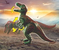 Playmobil - Explorateur avec quad et dinosaures