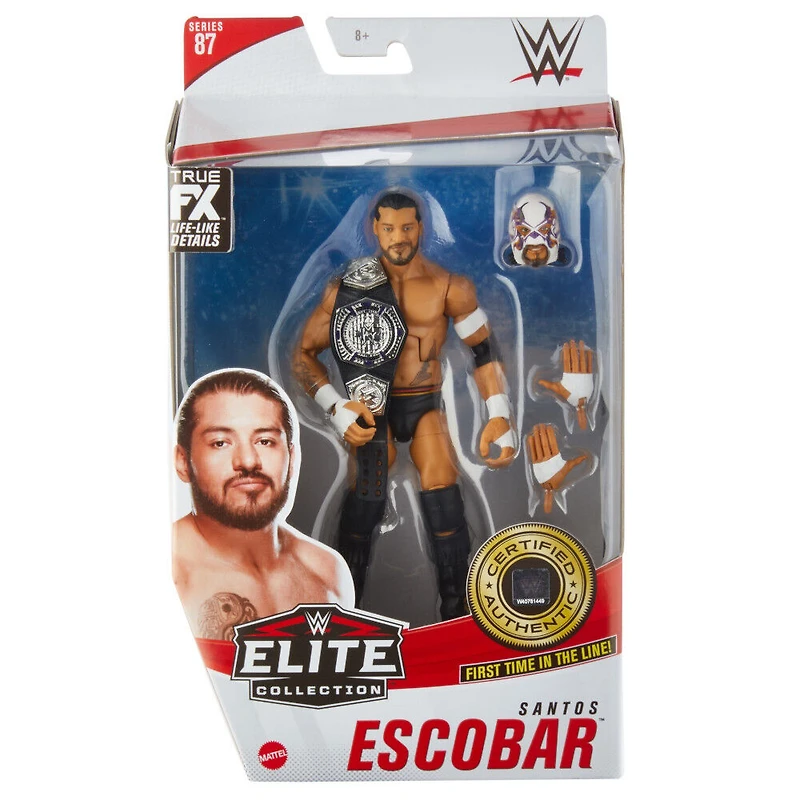 WWE- Figurine articulée à collectionner Élite Santos Escobar