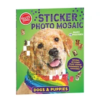 Sticker Photo Mosaic: Dogs & Puppies - Édition anglaise