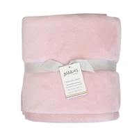 Juddlies - Flannel Sherpa Blanket - Pink