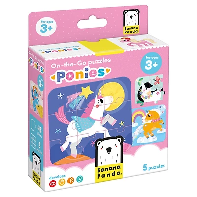 On-The-Go- 45pc Puzzle- Ponies (3+)