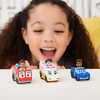 Disney Junior Firebuds, Voiture de police en métal moulé Jayden et Piston