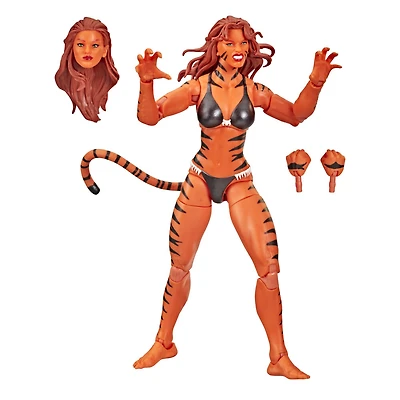 Marvel Legends Series Avengers 6-inch Scale Marvel's Tigra Figure and 3 Accessories
