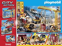 Mini-pelleteuse et chantier