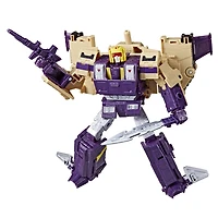 Transformers Generations Legacy Series, figurine Blitzwing classe Leader à triple conversion, 17,5 cm
