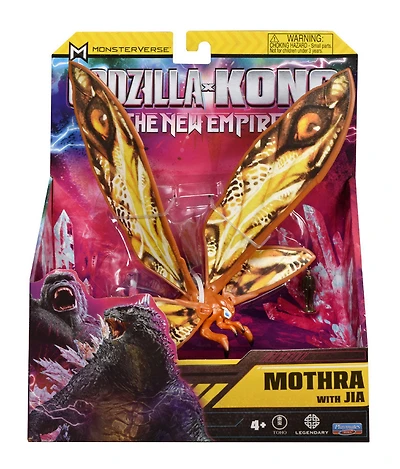 Godzilla x Kong Figurine Mothra 6" avec Mini Jia
