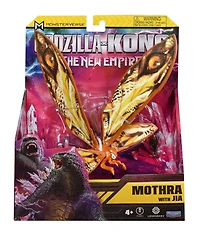 Godzilla x Kong Figurine Mothra 6" avec Mini Jia