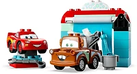 LEGO DUPLO  Les Bagnoles Disney et Pixar Le lave-auto amusant de Flash McQueen et Mater (29 pièces)