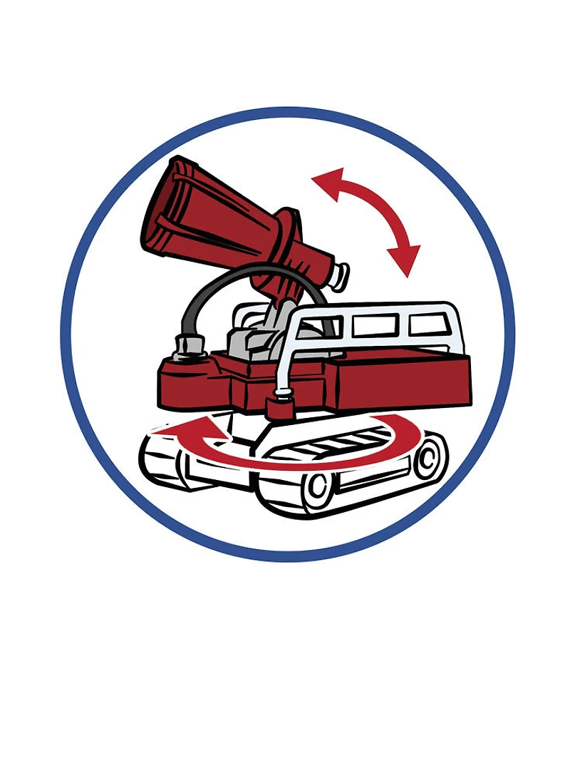 Playmobil - Pompier avec robot d'intervention - 9467