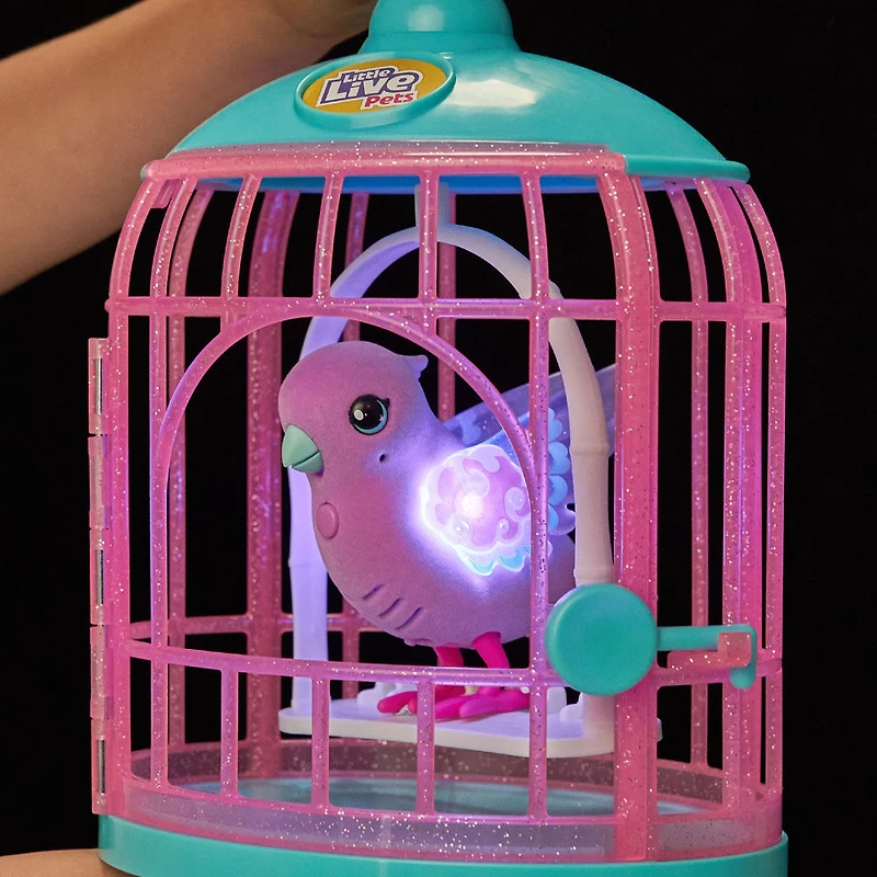 Little Live Pets Lil' Oiseau Oiseau Et Cage Polly Perle