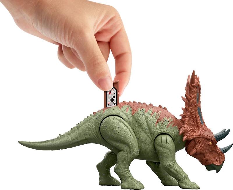 Jurassic World Combat Extrême Chasmosaure, action de frappe unique