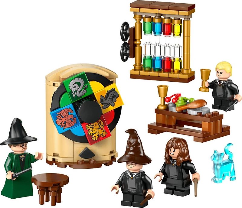 LEGO Harry Potter Le Château de Poudlard : la Cérémonie du Choixpeau - Ensemble de Construction avec 4 Figurines 76460