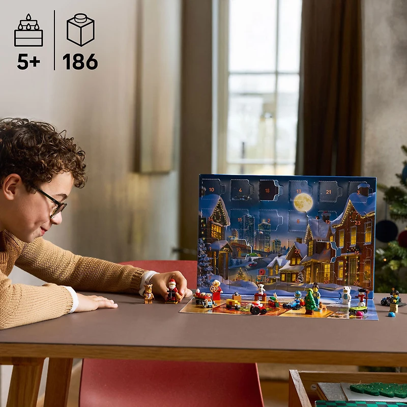 LEGO City Advent Calendar 2025 Countdown to Christmas Gift for Ages 5 and up 60475