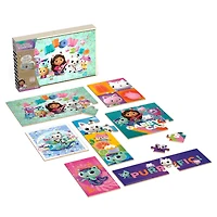 Gabby's Dollhouse, 7 Wood Puzzles Jigsaw Bundle 12-Piece 16-Piece 24-Piece Easy Cartoon Netflix Original Show with Tray